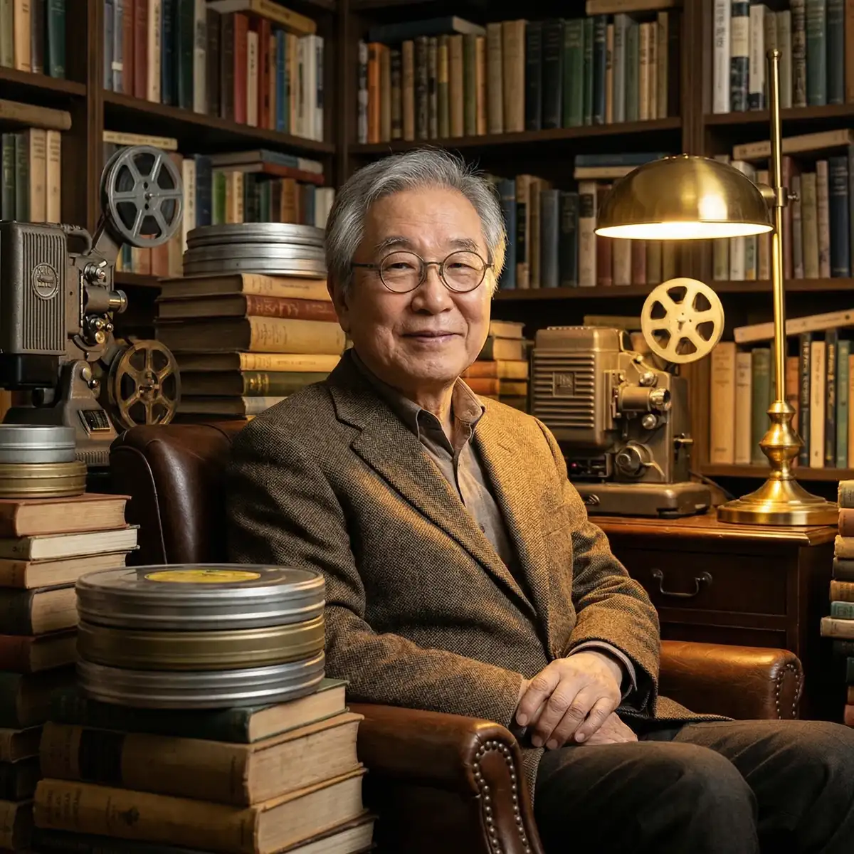 亚洲伦理片库馆长肖像 - 小马大车 研究学者
